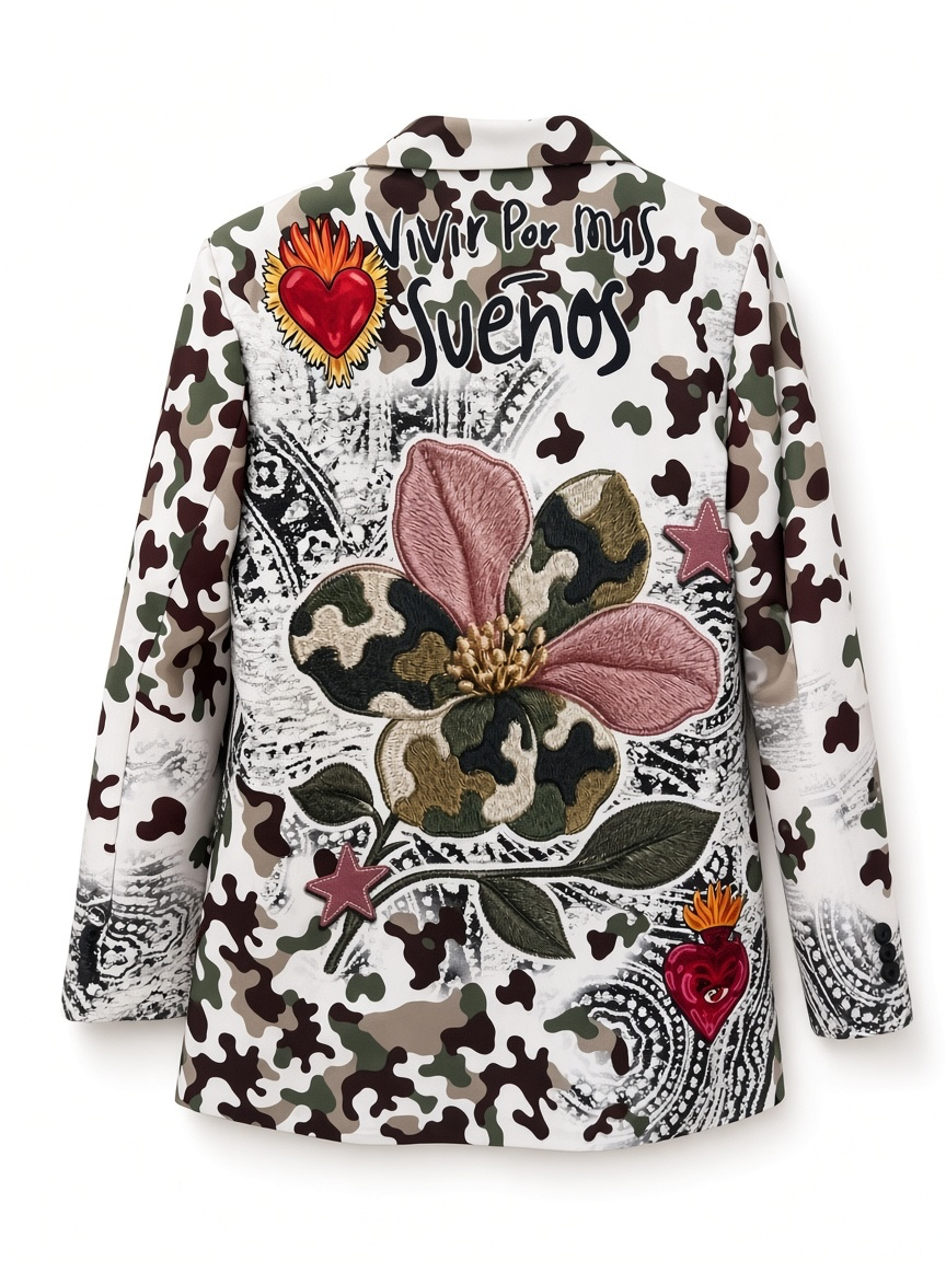 Camouflage & Paisley Statement Blazer