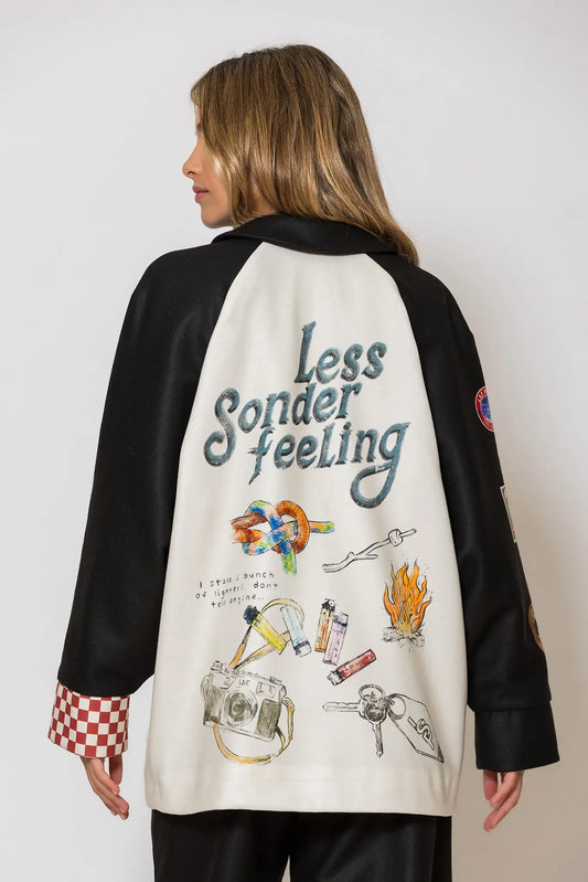 Printed Loose fit Cardigan