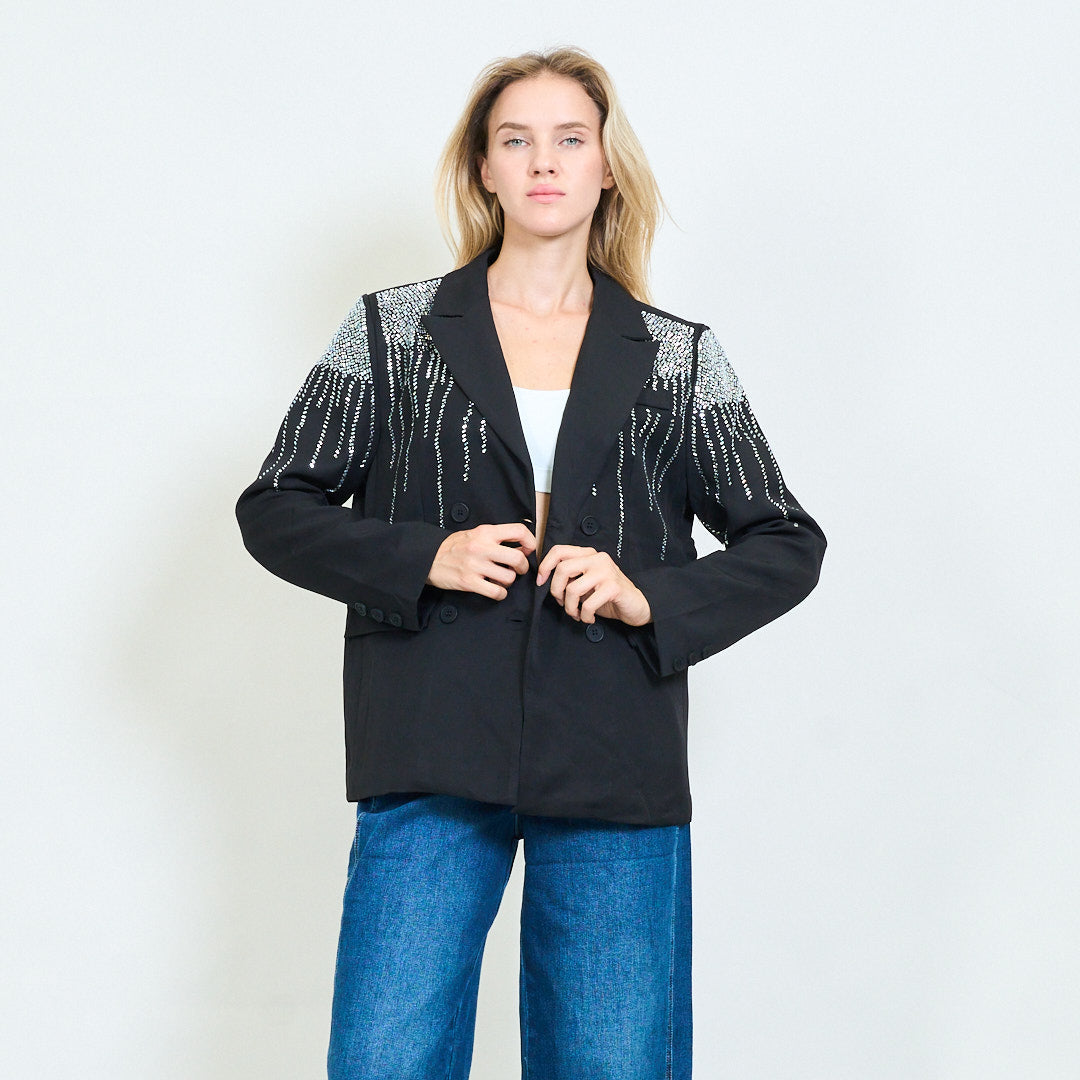 Crystal Drip Blazer