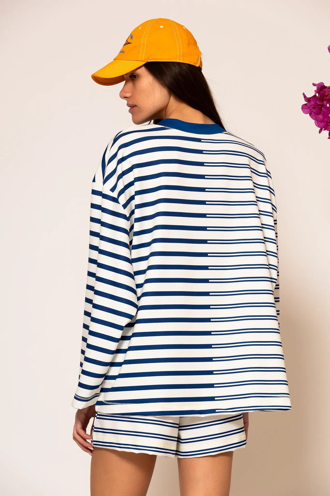 LSF Striped blouse with logo print