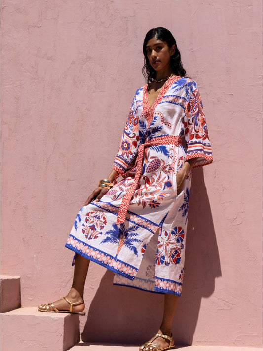Nema resort wear “Sora Dress Multicolor”