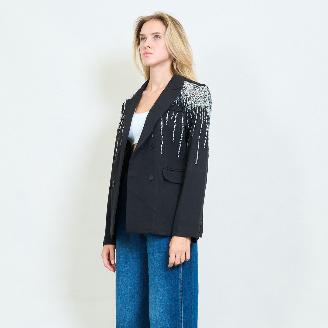Crystal Drip Blazer