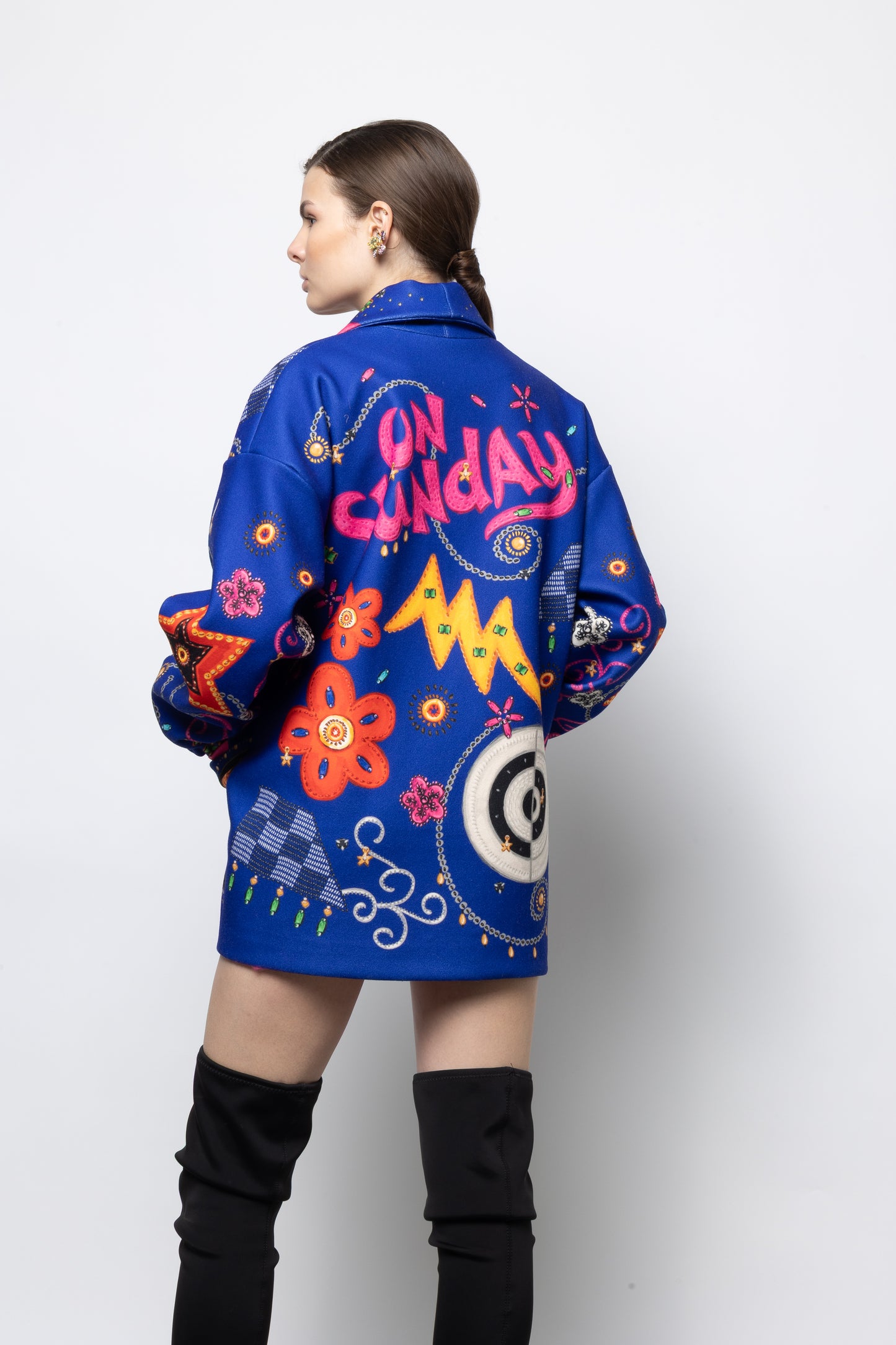 Never on Sunday ZORA JACKET blue