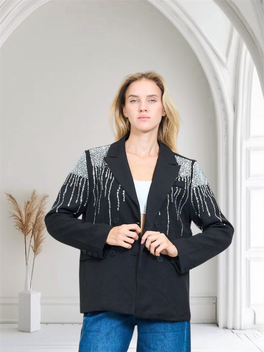 Crystal Drip Blazer