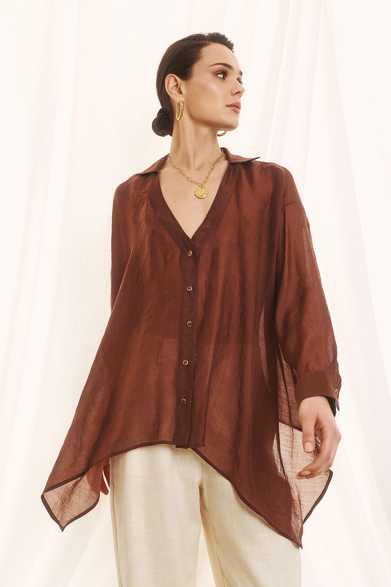 Figaro Theros Shirt brown