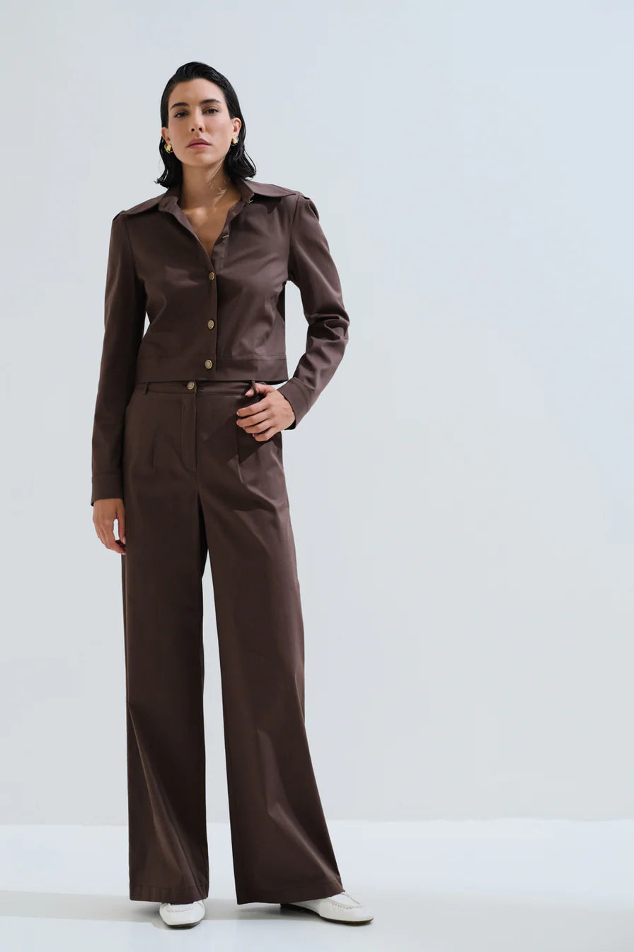 Παντελόνι κλασικό wide leg