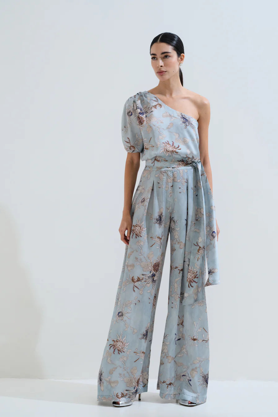 One shoulder off blouse