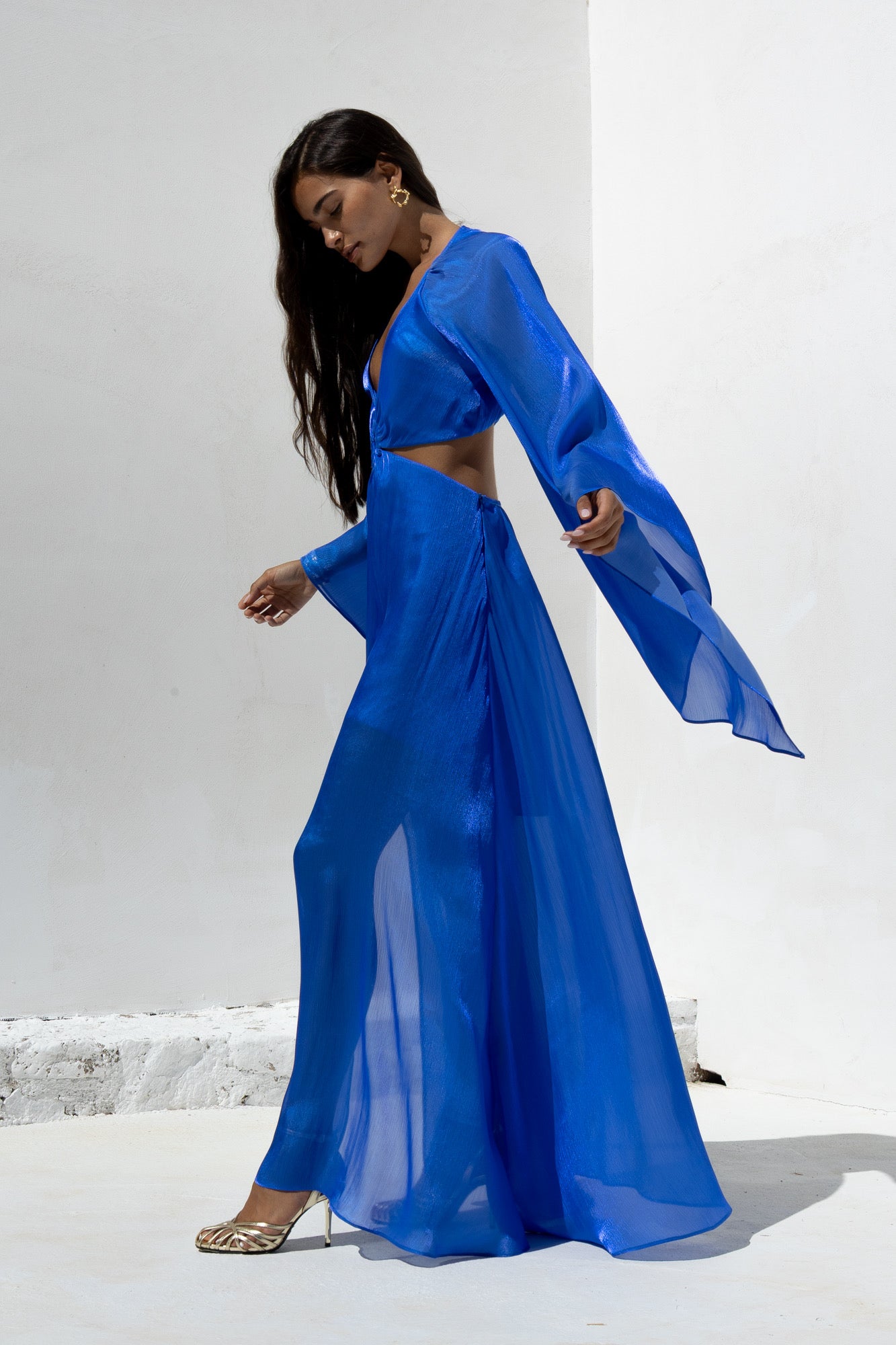 Nema resort wear “Siel dress – blue”