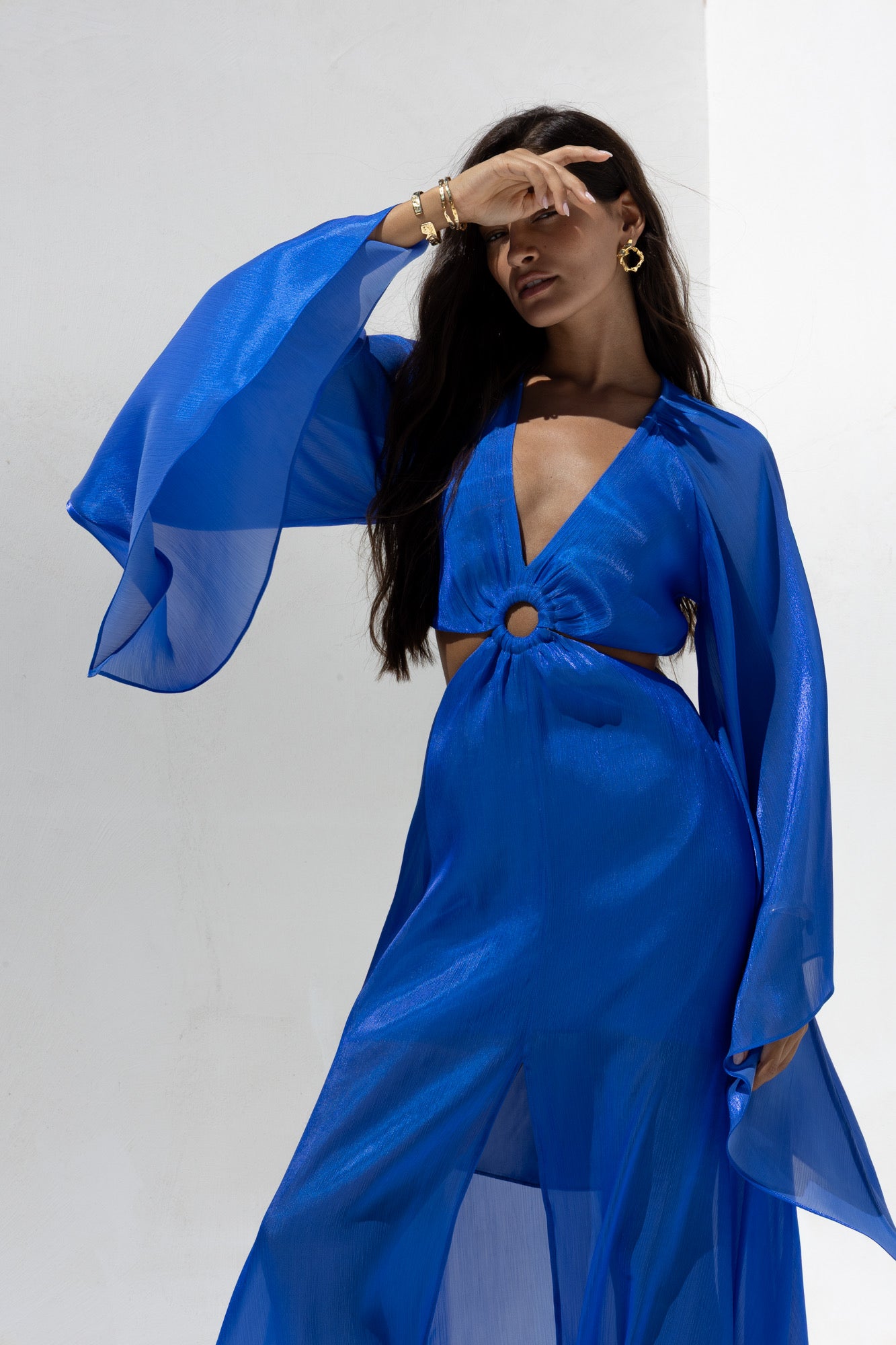 Nema resort wear “Siel dress – blue”