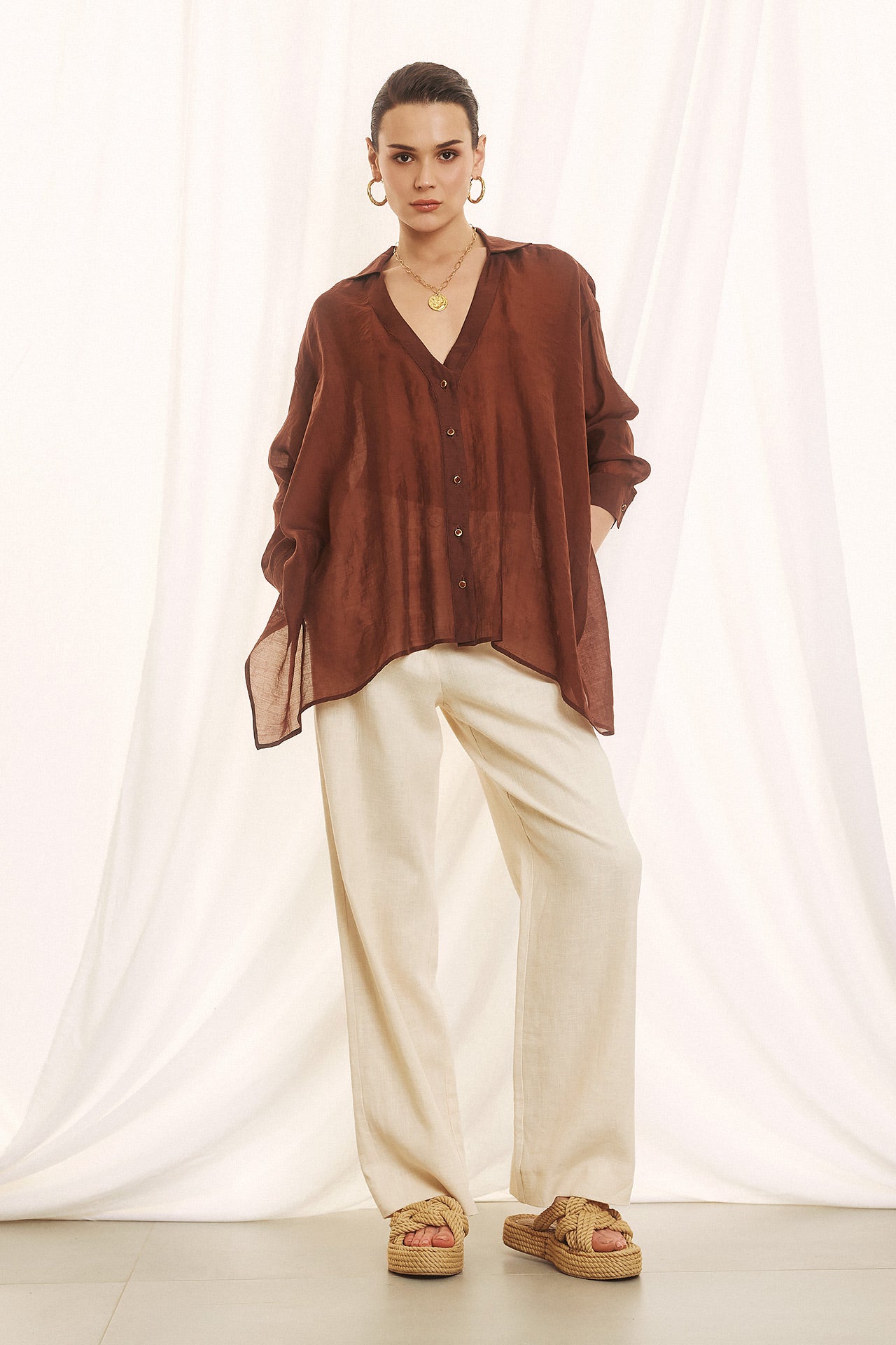Figaro Theros Shirt brown
