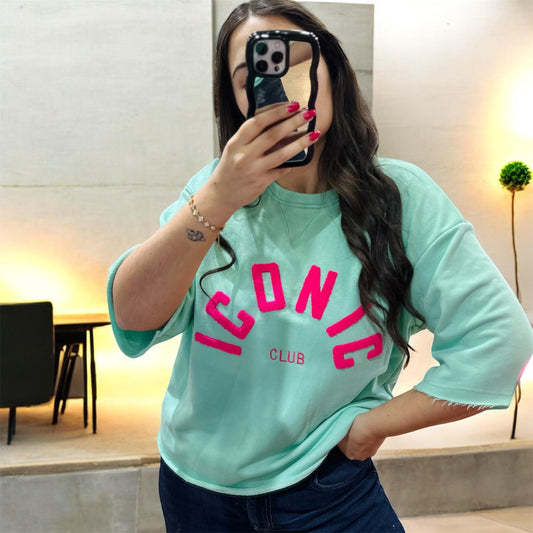 Iconic Club Cotton T-Shirt – Mint