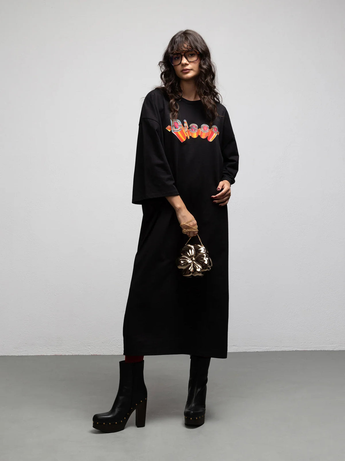 WE__ARE
IAN T-SHIRT-DRESS - DISCO