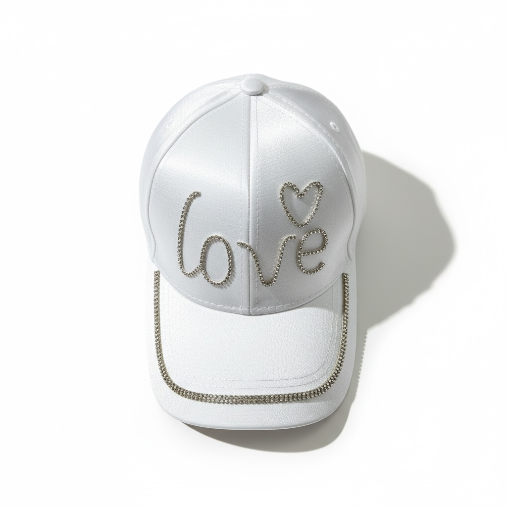 Love Statement Cap – White