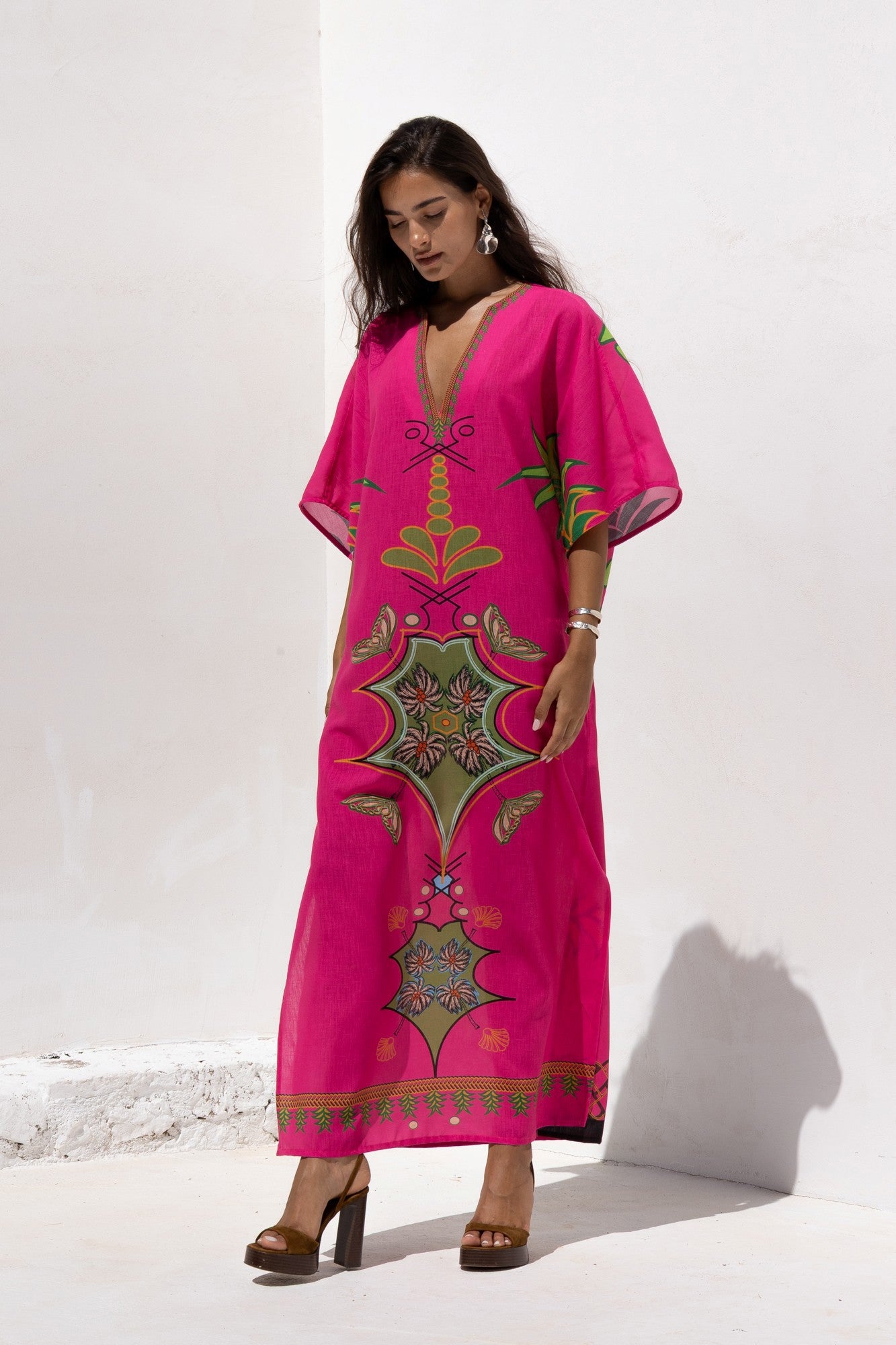 Nema resort wear “DRESS FOUSCHIA”