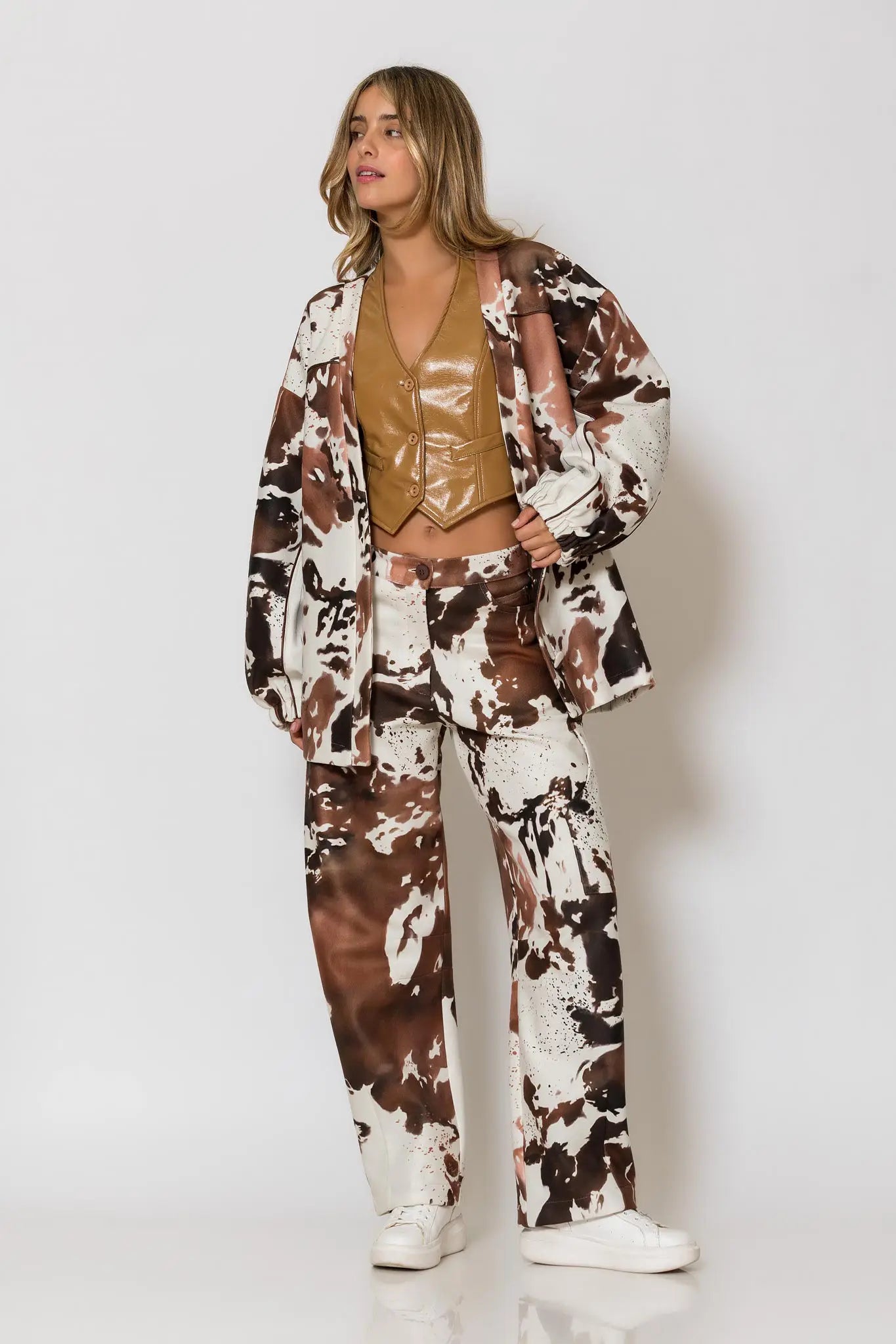 Baggy Animal print cargo pants