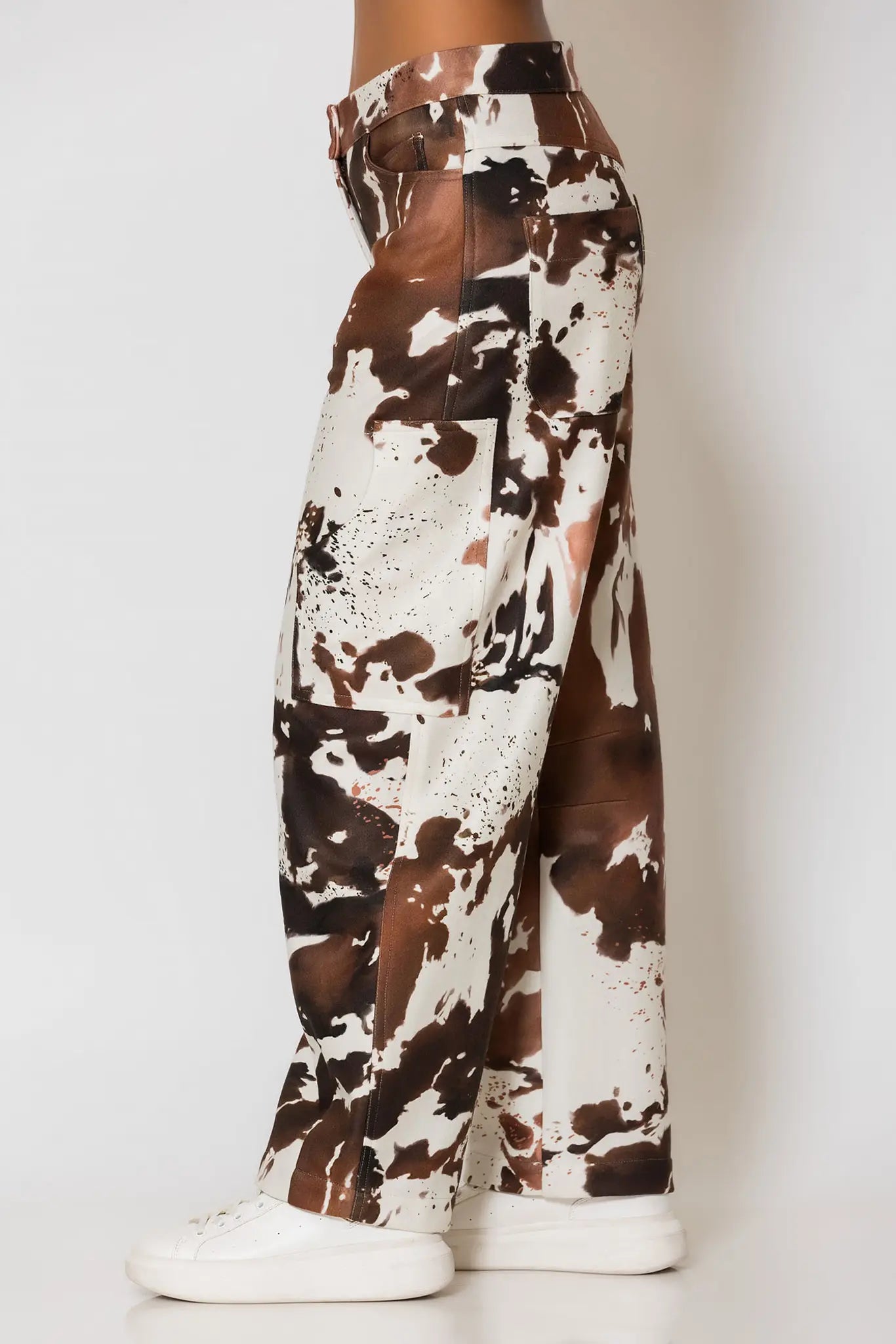 Baggy Animal print cargo pants