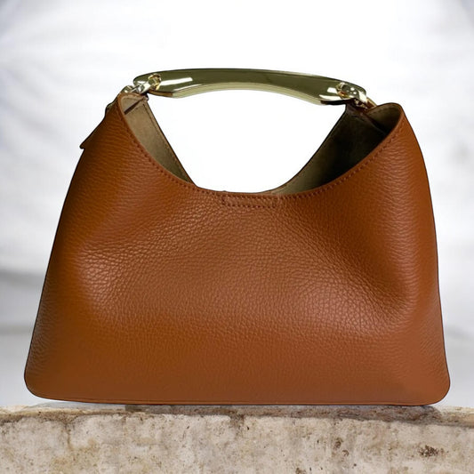 Modern Arc Mini Bag – Tan