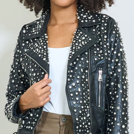 Studded Leather Jacket