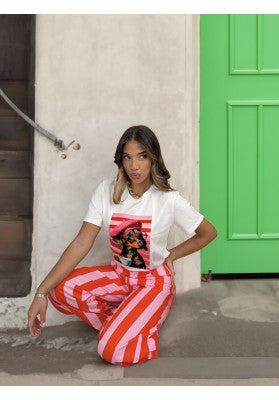 Paris Coffee Dog Cotton T-Shirt