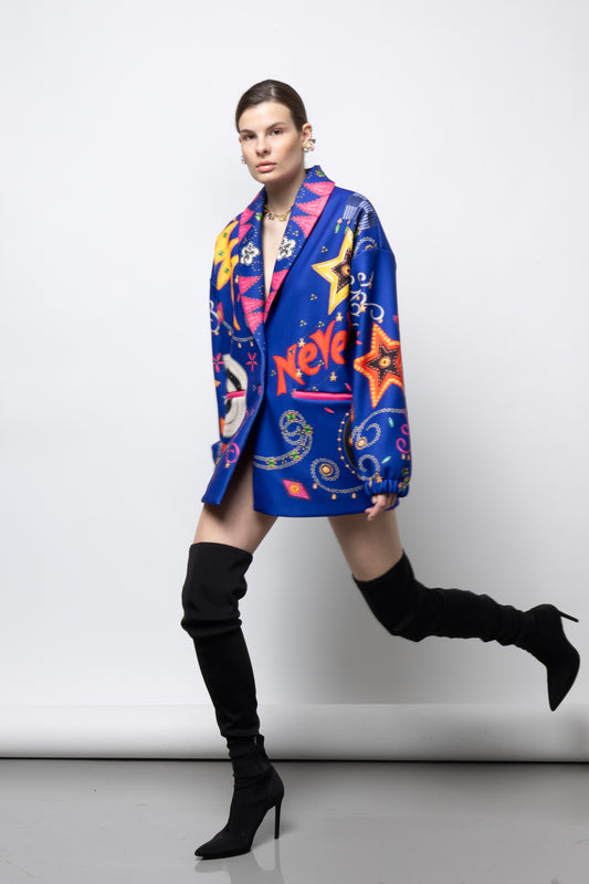 Never on Sunday ZORA JACKET blue