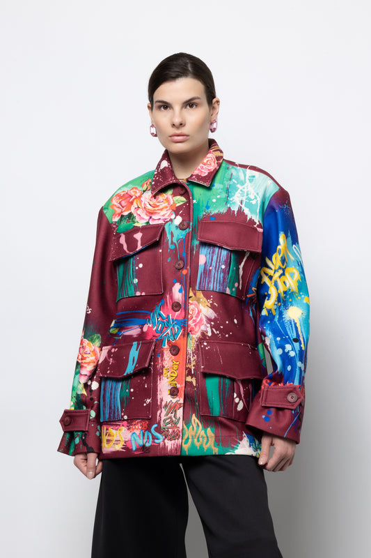 Never on Sunday ADIRA JACKET BORDO