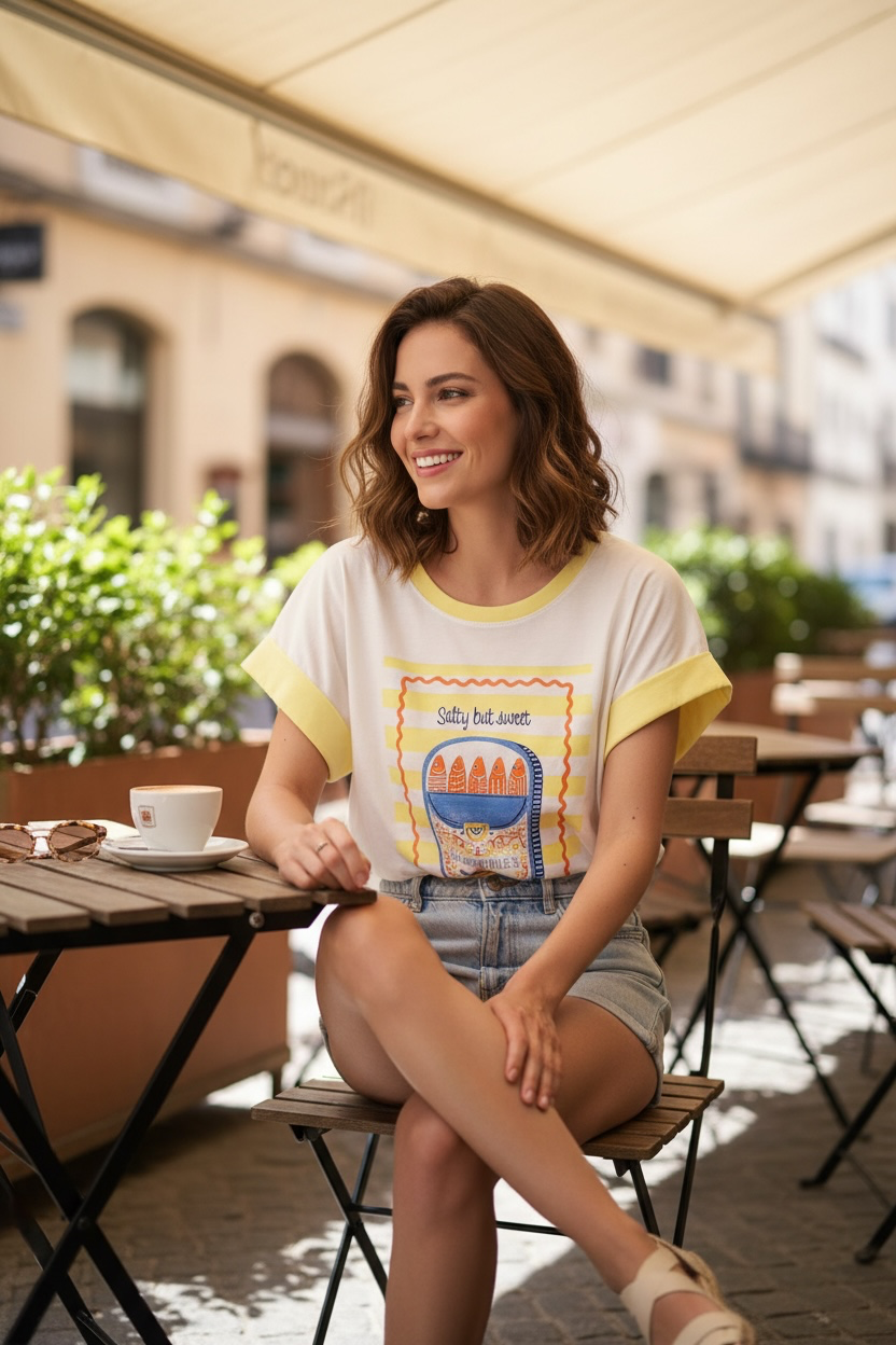 Salty But Sweet T-Shirt (Yellow)
