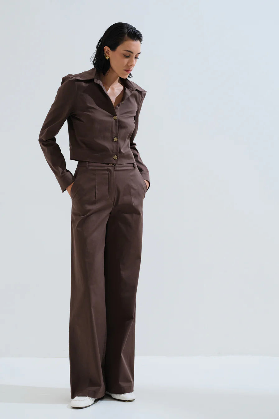 Παντελόνι κλασικό wide leg