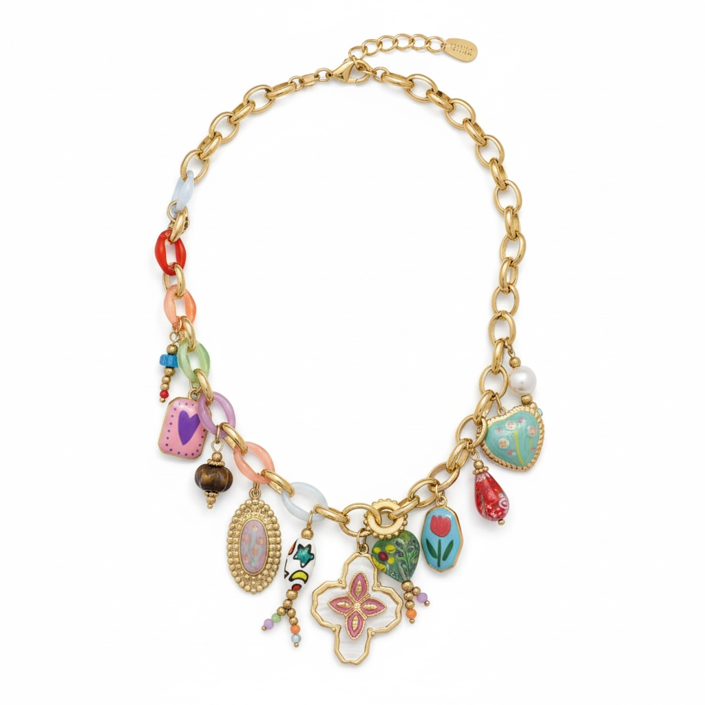 Candy Charm Chain Necklace