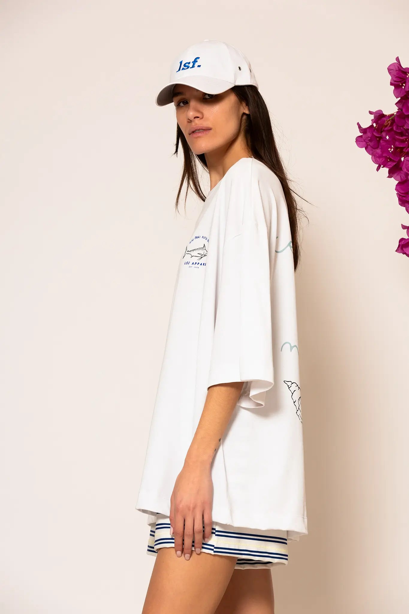 LSF Oversized T-shirt with print “RAKI”