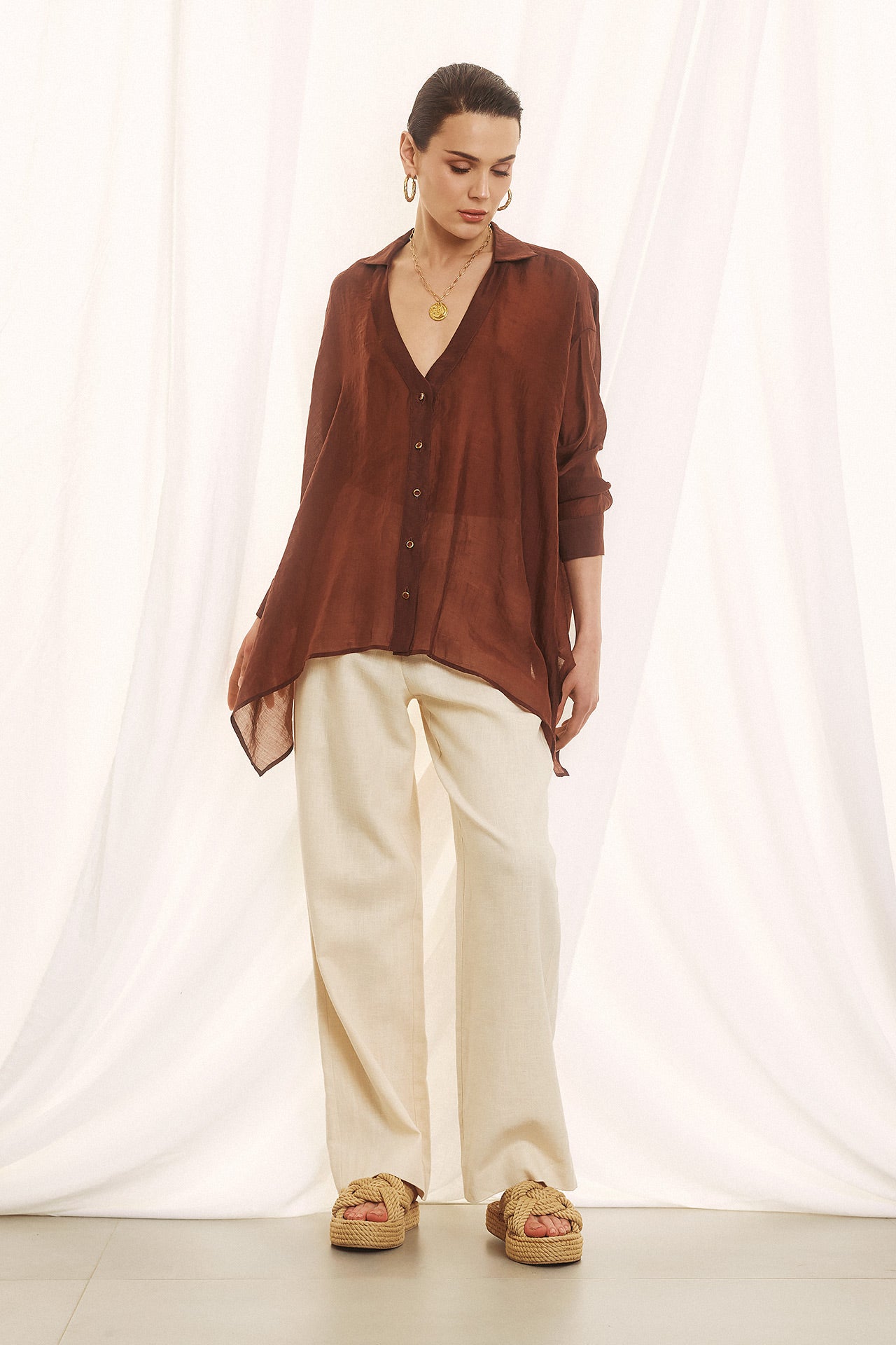 Figaro Theros Shirt brown