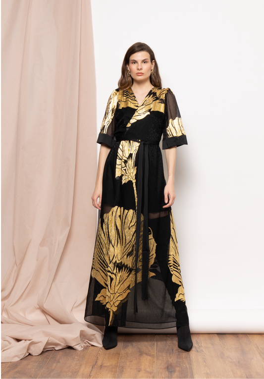 NEMA CYRA WRAP DRESS