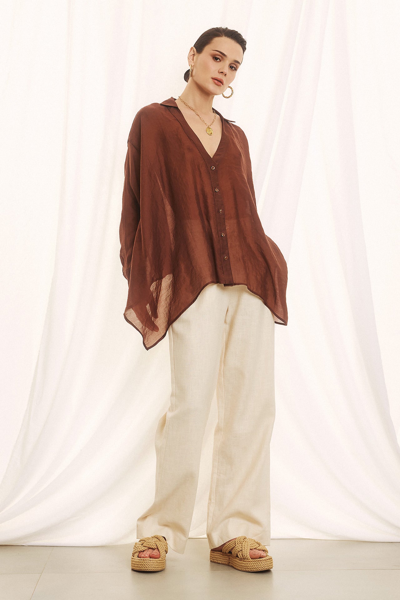 Figaro Theros Shirt brown