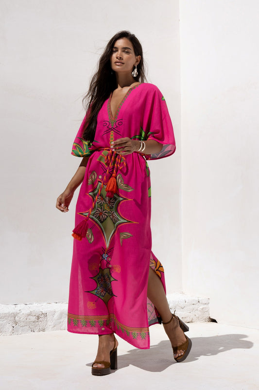 Nema resort wear “DRESS FOUSCHIA”