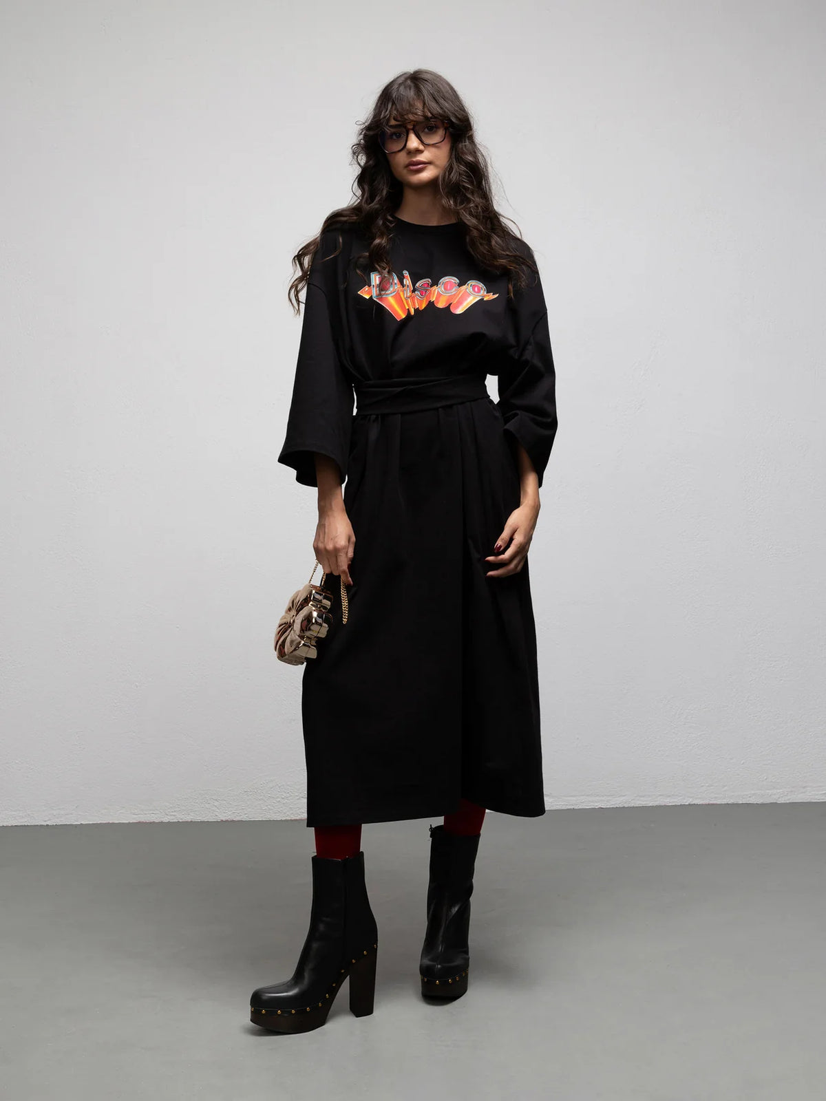 WE__ARE
IAN T-SHIRT-DRESS - DISCO