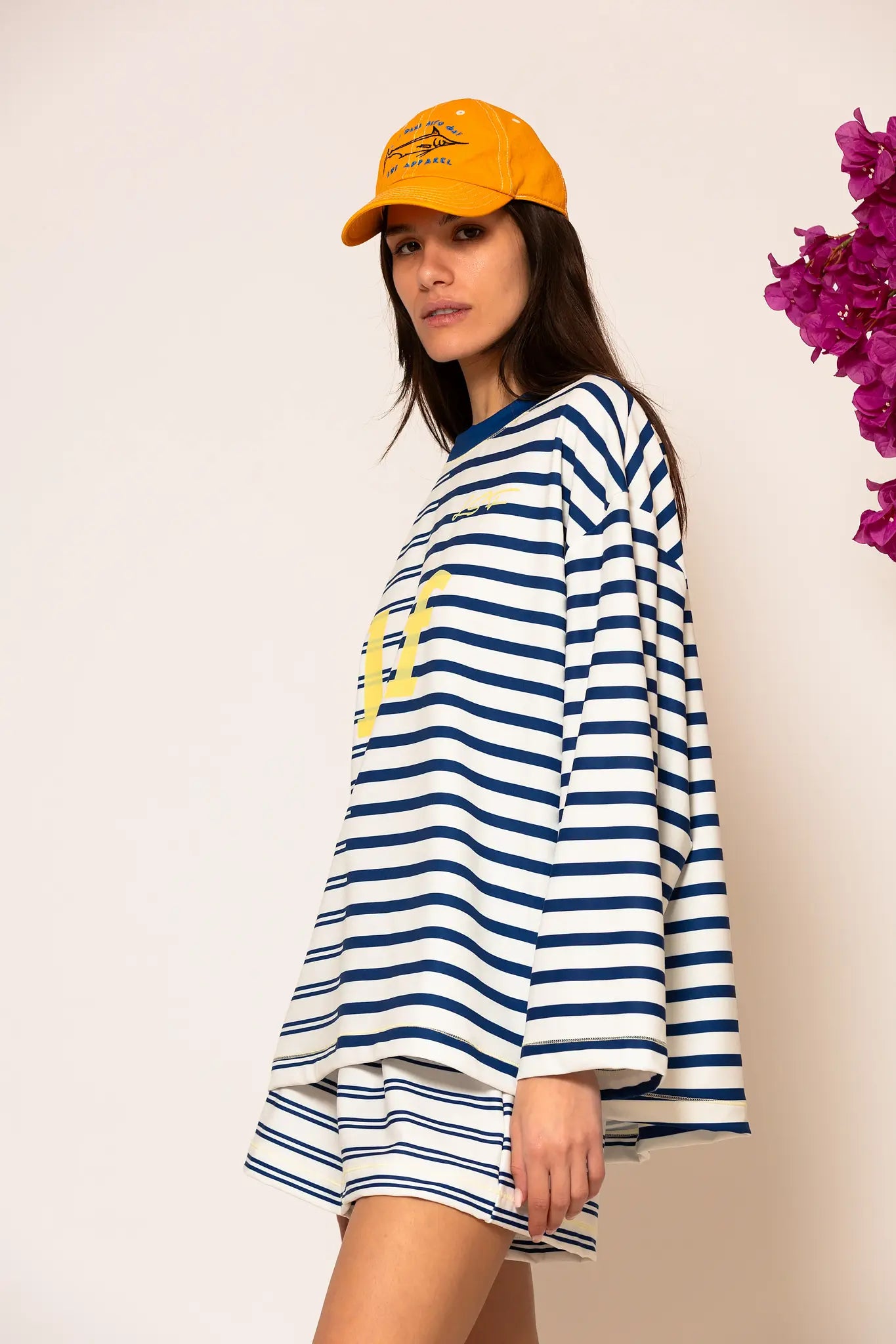 LSF Striped blouse with logo print