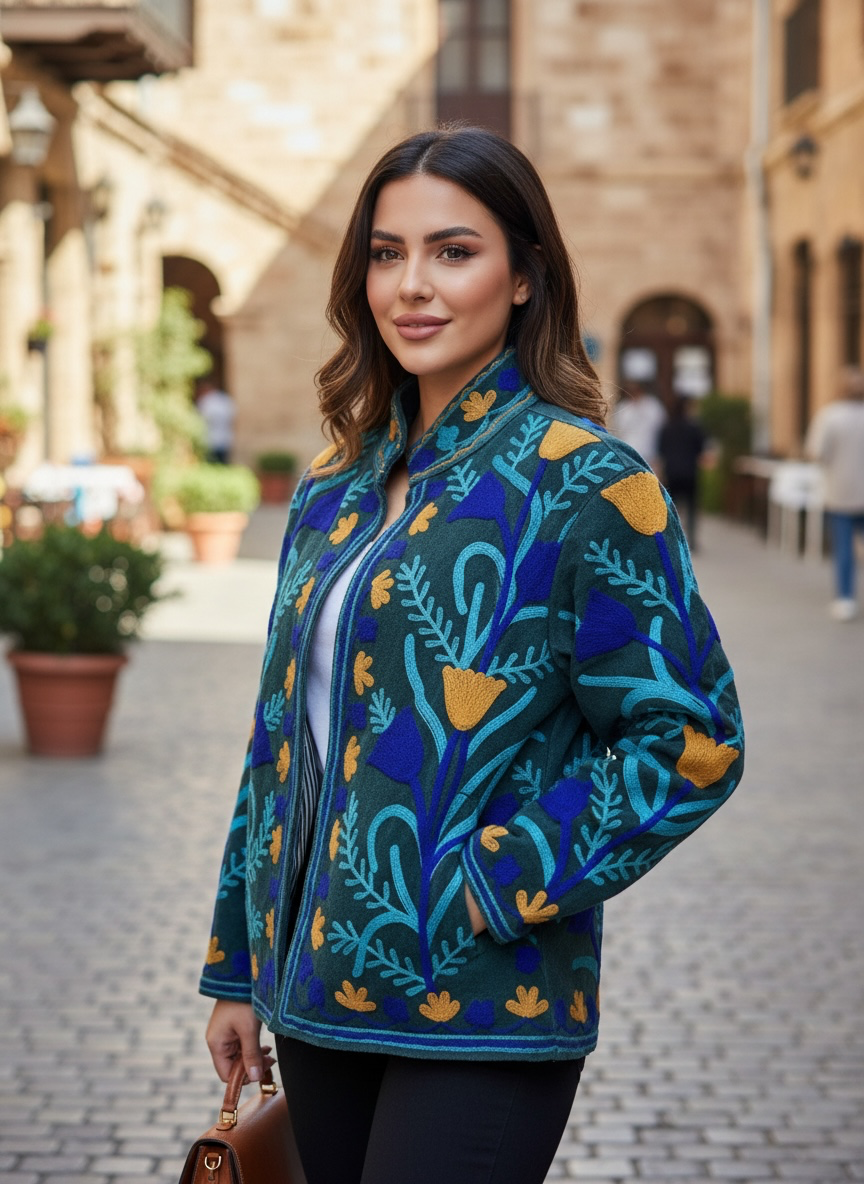 Embroidered Bloom Jacket