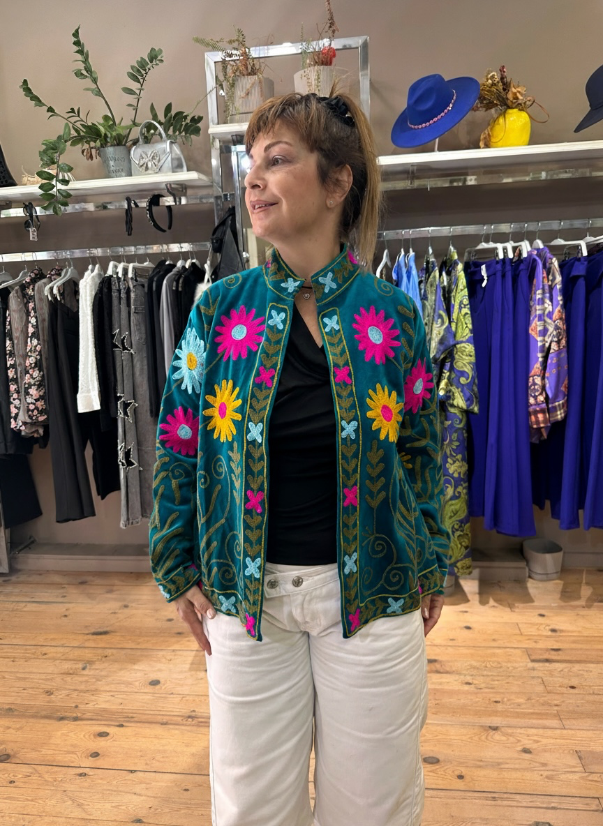 Embroidered Bloom Jacket