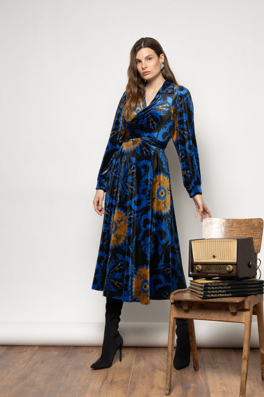 NEMA new JOELIE DRESS velvet