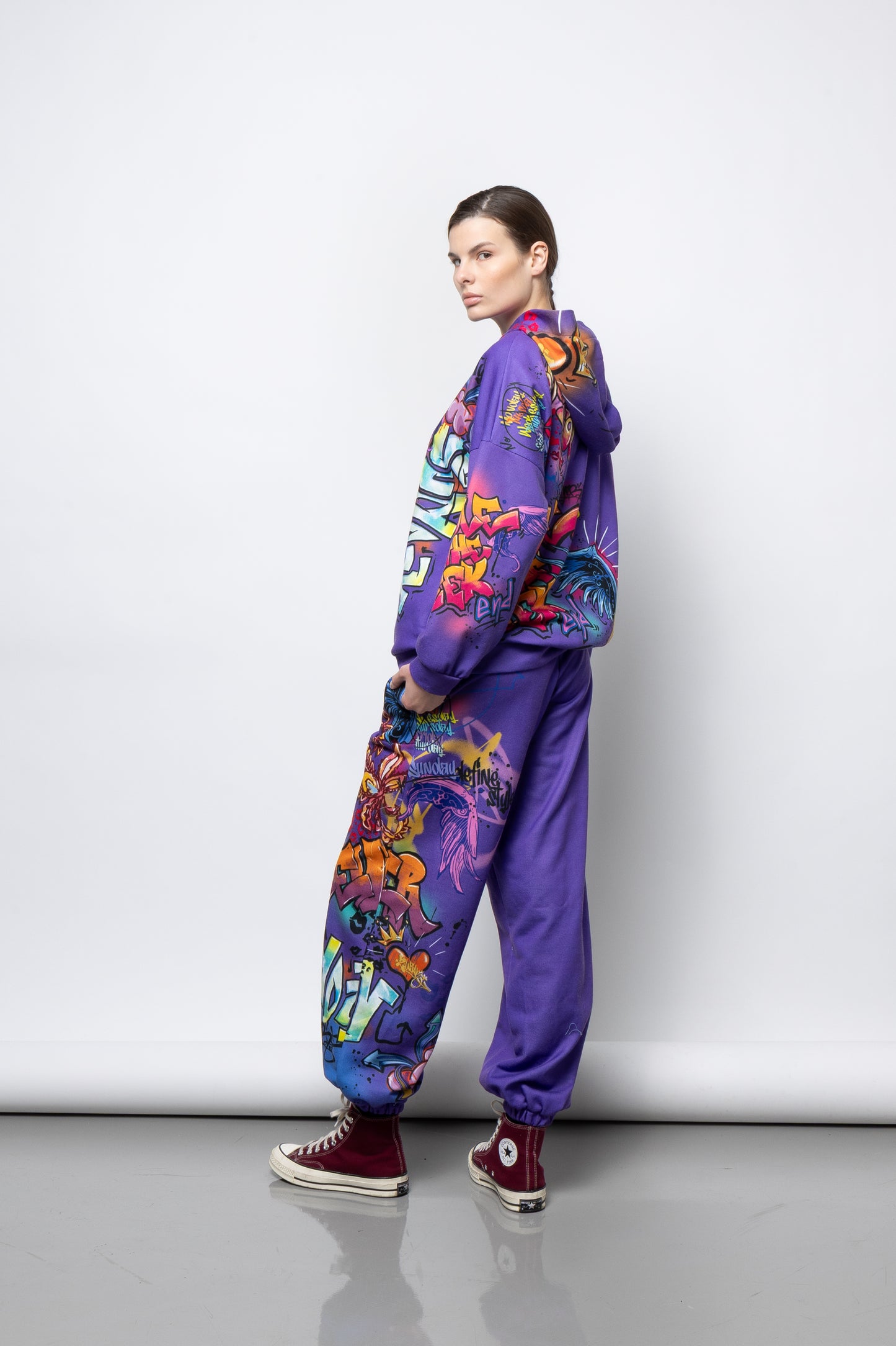 Never on Sunday BEATRICE SET PURPLE