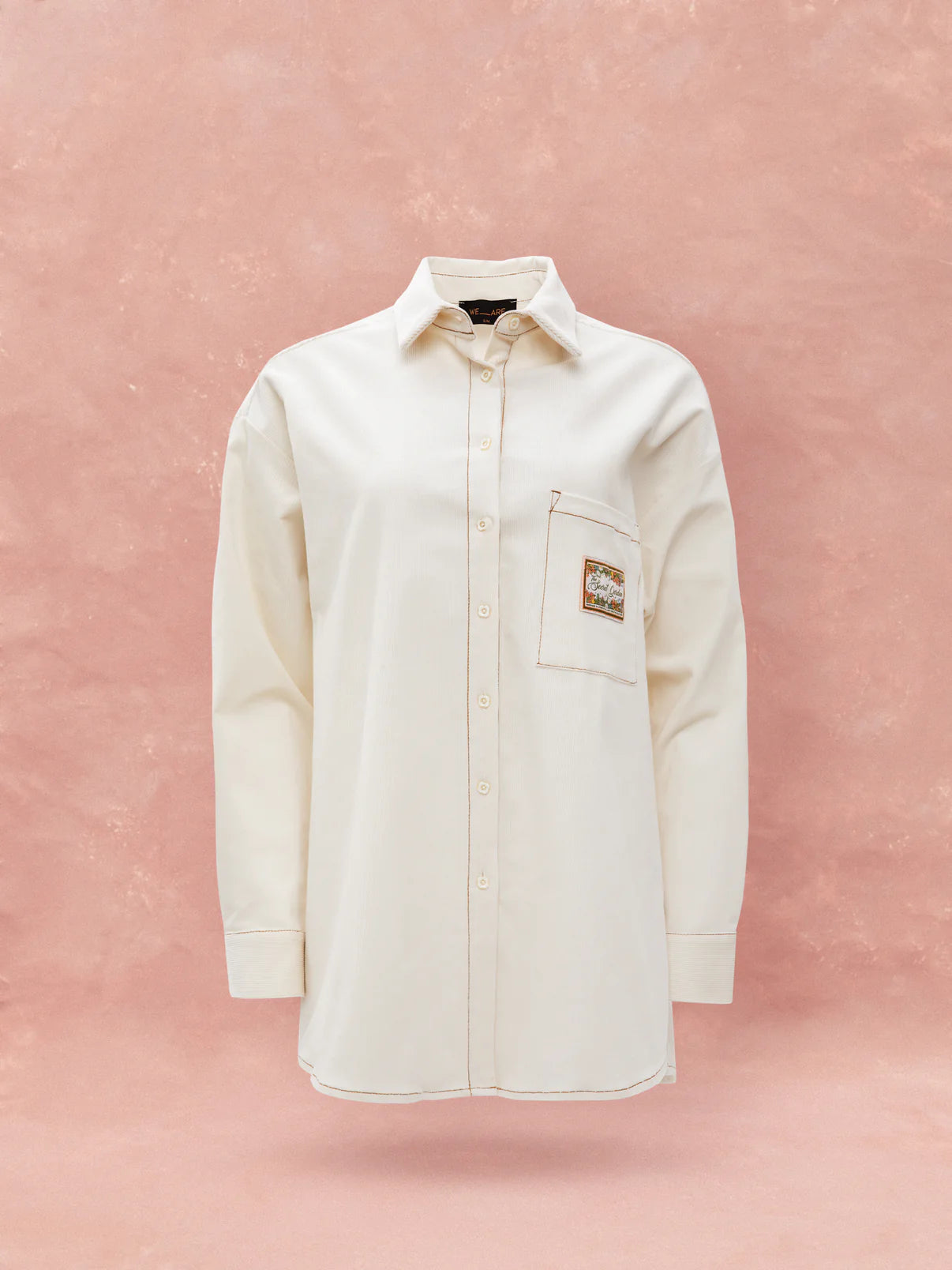 WE__ARE
OVERSIZED CORDUROY SHIRT - IVORY