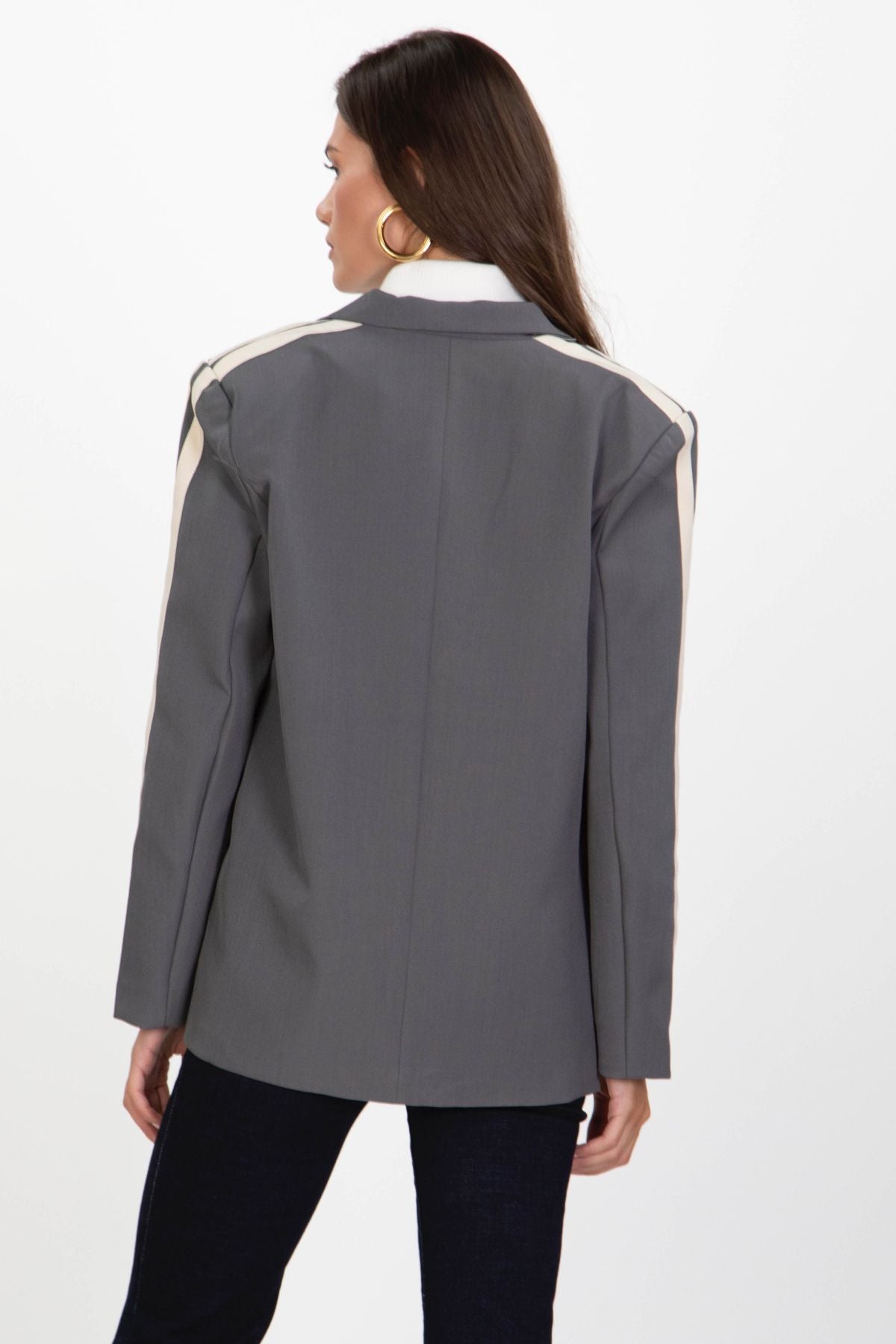 Oversized Blazer Grey