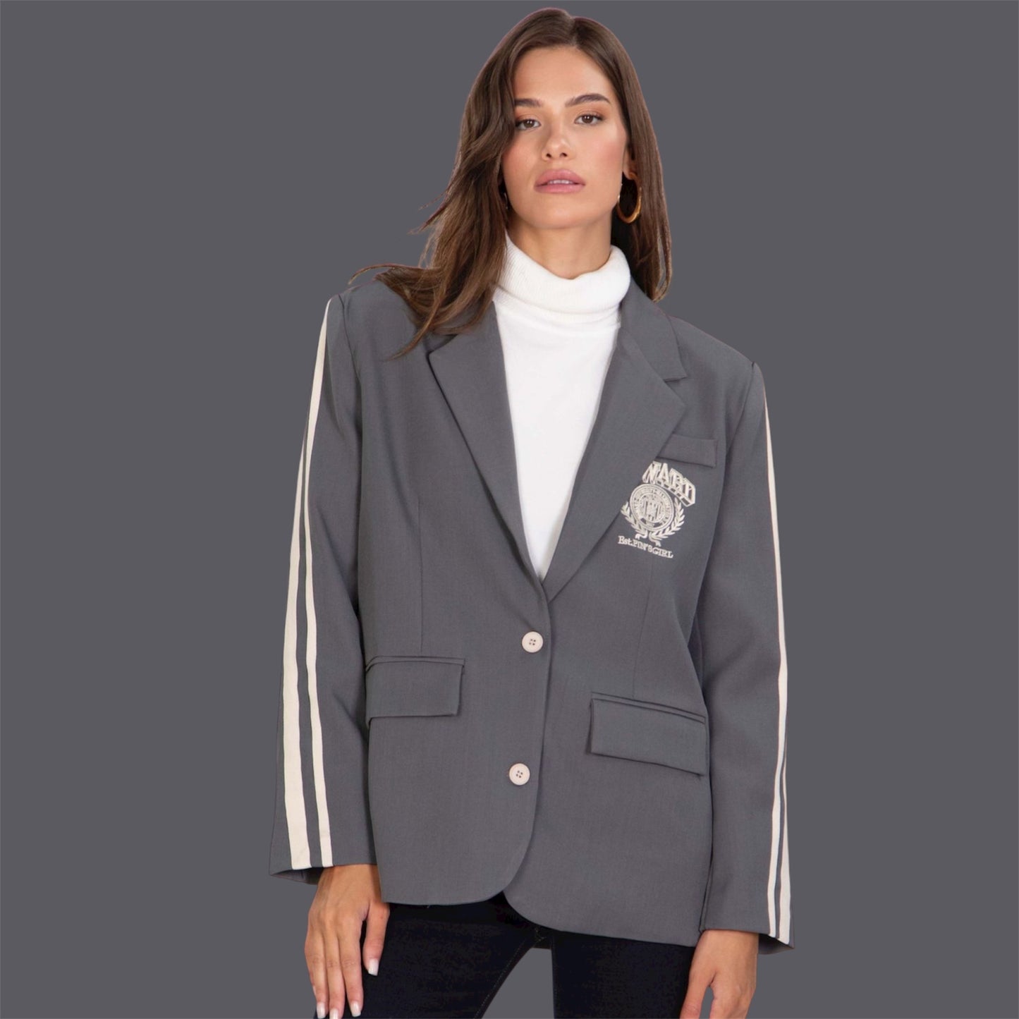 Oversized Blazer Grey