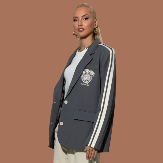 Oversized Blazer Grey