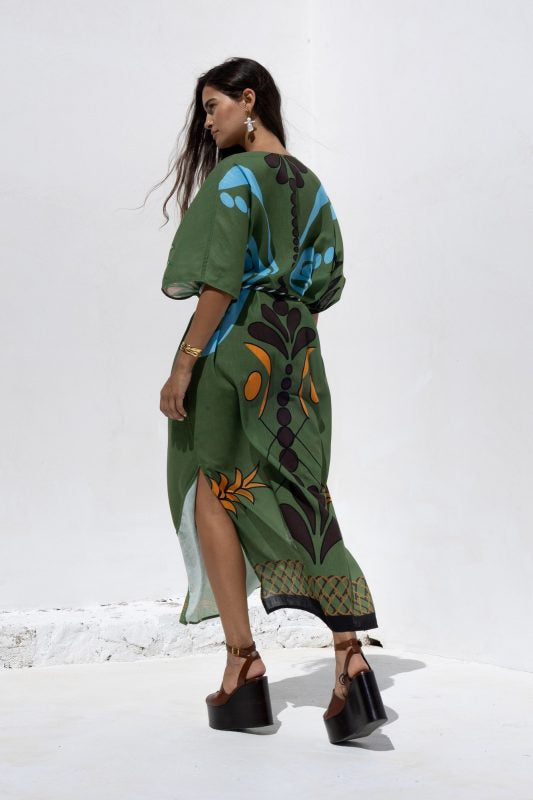 Nema resort wear “DRESS OLIVE”