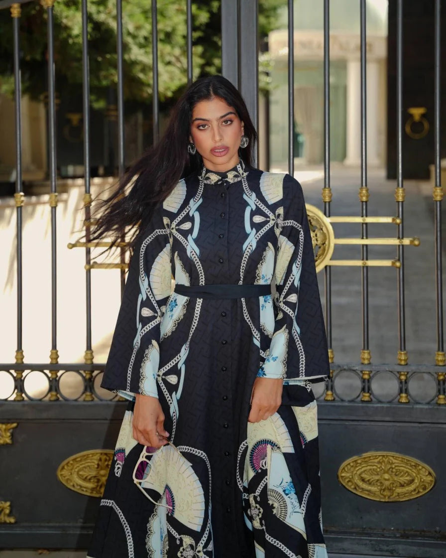 EIRIANNA
BLUE FAN DRESS