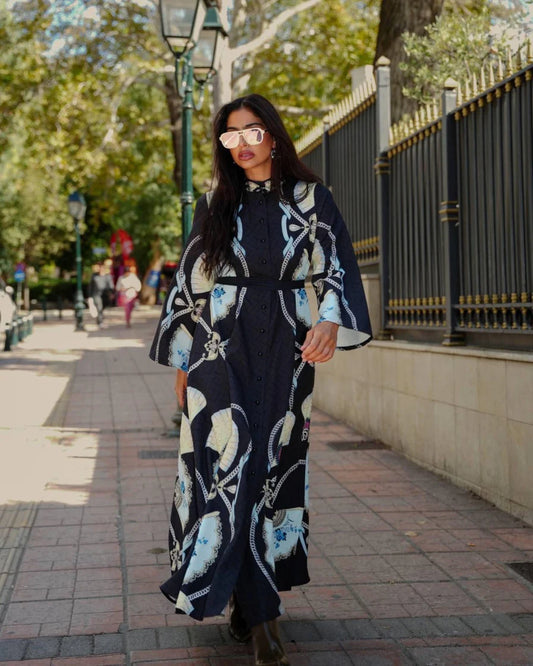 EIRIANNA
BLUE FAN DRESS