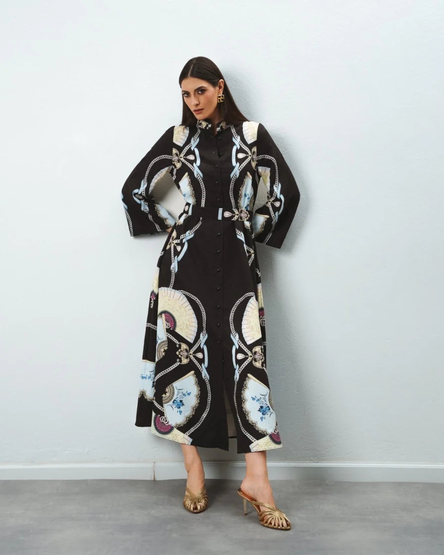 EIRIANNA
BLUE FAN DRESS