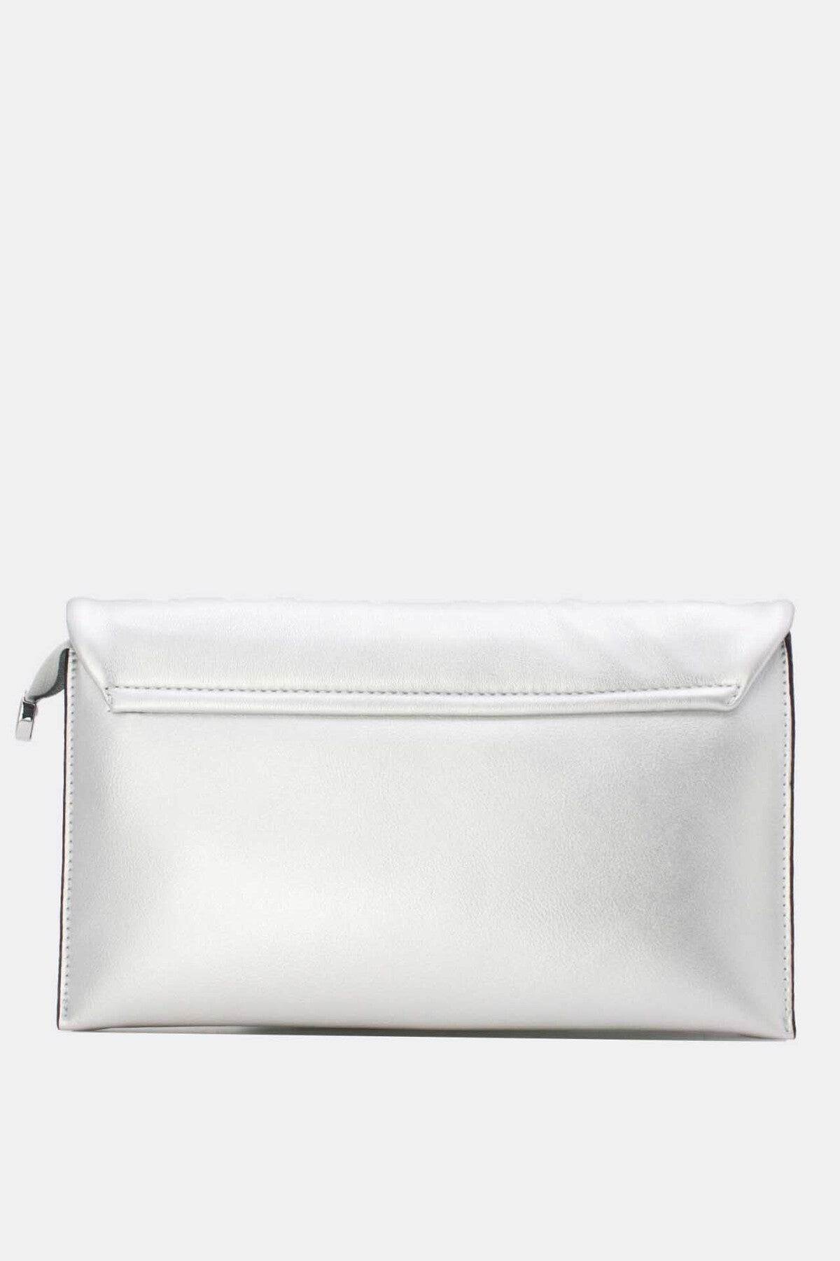 BRAIDED OCCASION BAG - SILVER