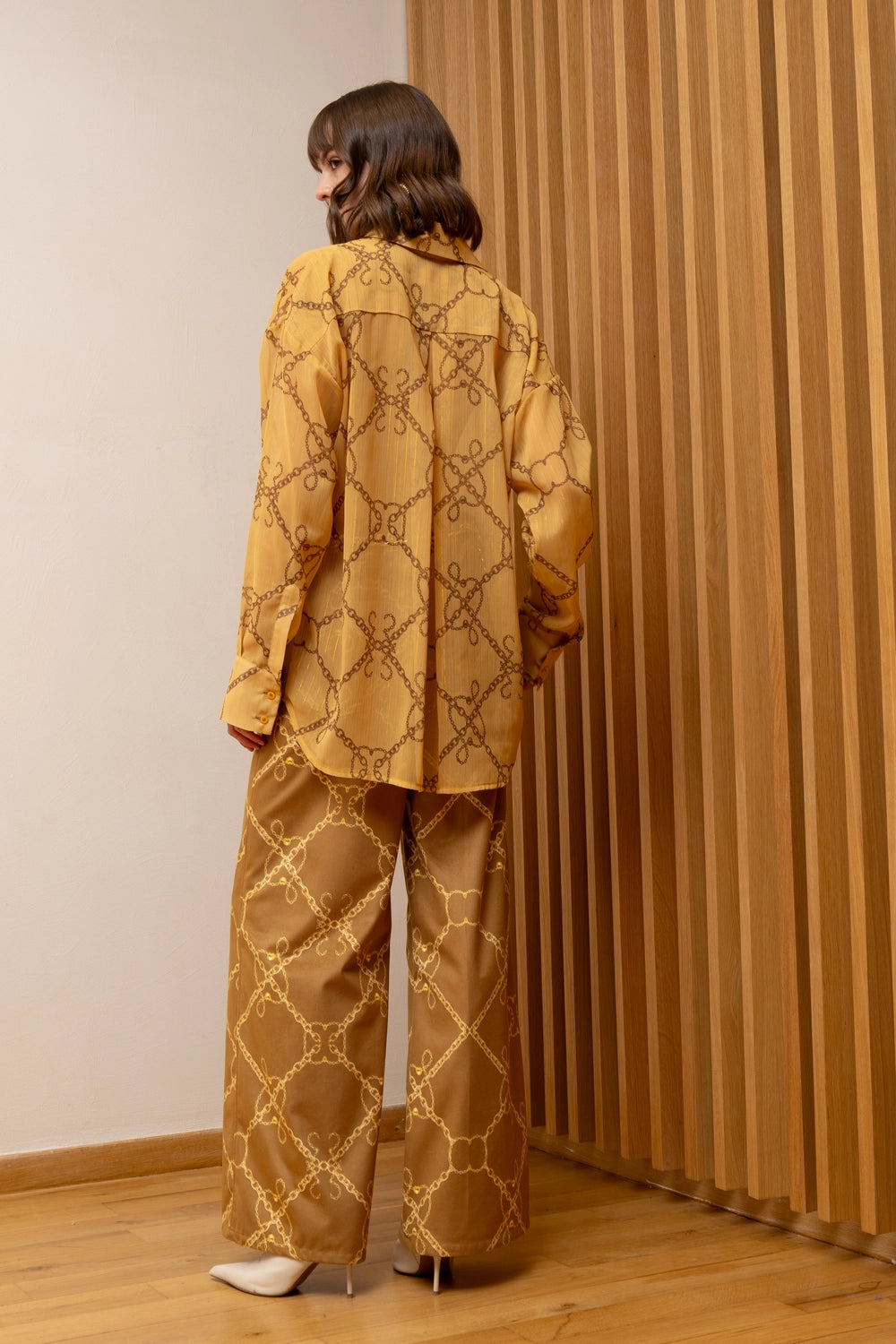 Never on Sunday Chain Shirt Oversized