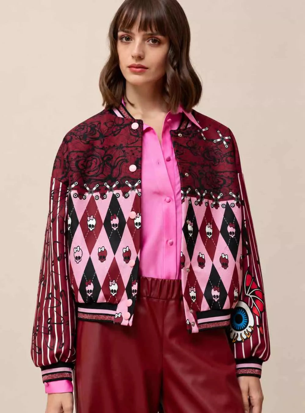 Never On Sunday Funky Jacket Bordo